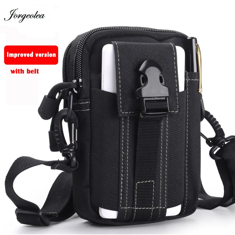

Outdoor Tactical Army Waist Bag Mobile Phone Running Bag Versatile Travel Suspenable Chest Bag Mini Sport Hips Bag Unisex N0226
