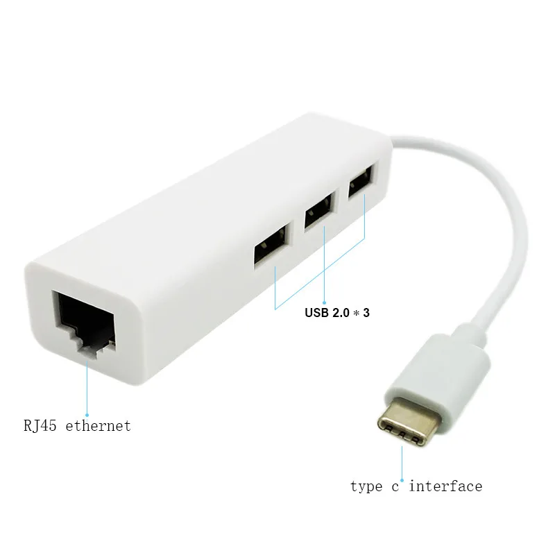 Basix USB C Ethernet USB-C к RJ45 сетевой адаптер для MacBook Pro samsung Galaxy S9/S8/примечание 9 тип C сетевой карты USB Ethernet