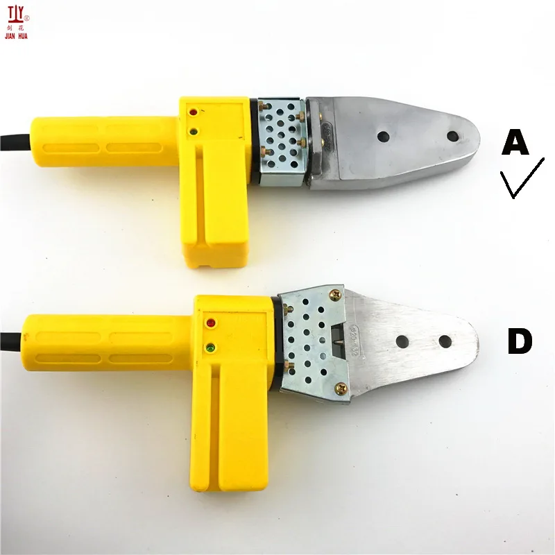 Водопроводный инструмент DN20-32mm 3 комплекта головок 220 В нагревательные пластиковые трубы сварочная машина с трубным резаком водопроводчик для использования