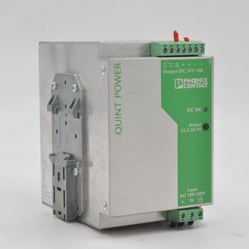 

PHOENIX CONTACT QUINT-PS-100-240AC/24DC/10 2938604 OUT 24VDC 10A