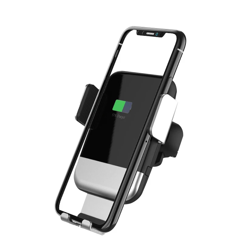 2019 Universal Qi Standard Wireless Charger Infrared Sensor Automatic Clamping Car Phone Holder Fast Smart | Мобильные телефоны и