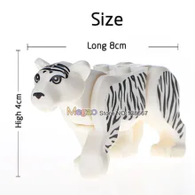 PG1048 белый тигр 50 шт./лот куклы Принц Персии Джунгли серии приключений строительные блоки игрушки для детей