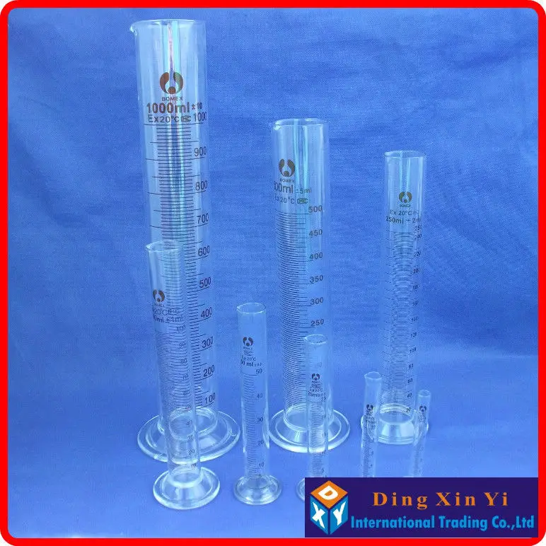 (8 pieces/lot) 10ml measuring graduates graduated cylinder,glass graduate glass measuring cylinder