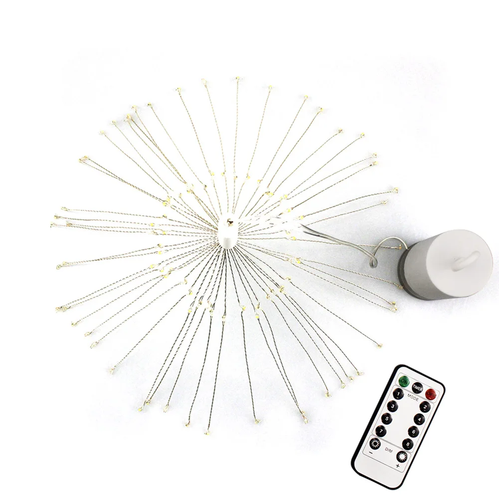 

Remote Control LED Explosion Fireworks Modeling Lamp Light LED Boom Copper Wire Lantern LB88