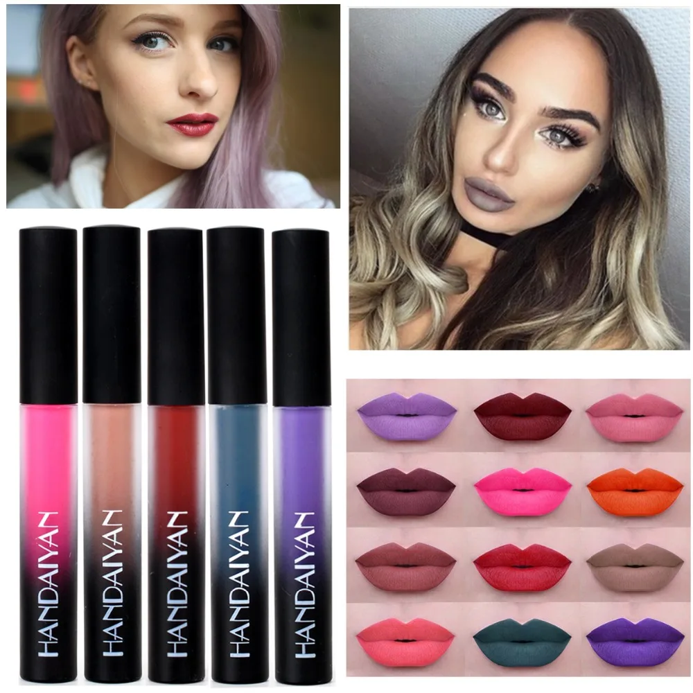 Брендовый увлажняющий крем для красоты жидкая матовая губная помада Косметика