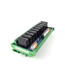 10-way original Fujitsu relay module, 24V module with rail mounting PLC controller plc amplifier board new original programmable controller module xc e16yr plc digital i o module do 16 relay