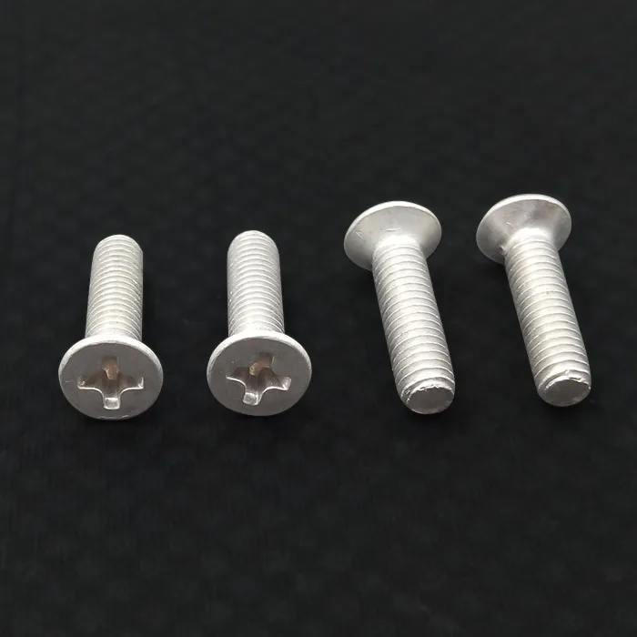 50pcs M3 6061 Aluminum Screw Phillips Countersunk Head Screws Phil