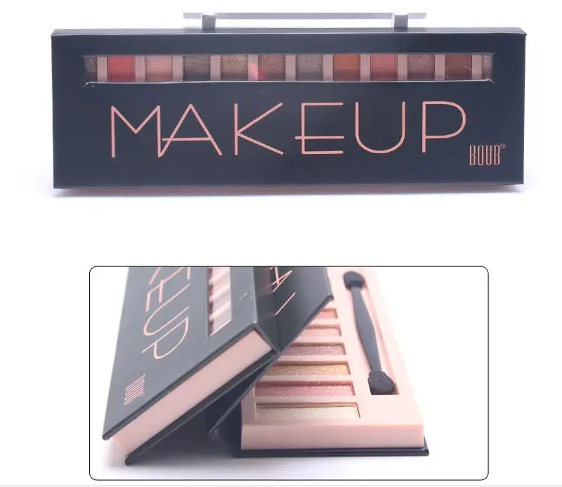 Pаспродажа Профессиональный макияж Пигмент для век 5 цветов палитры теней Красота