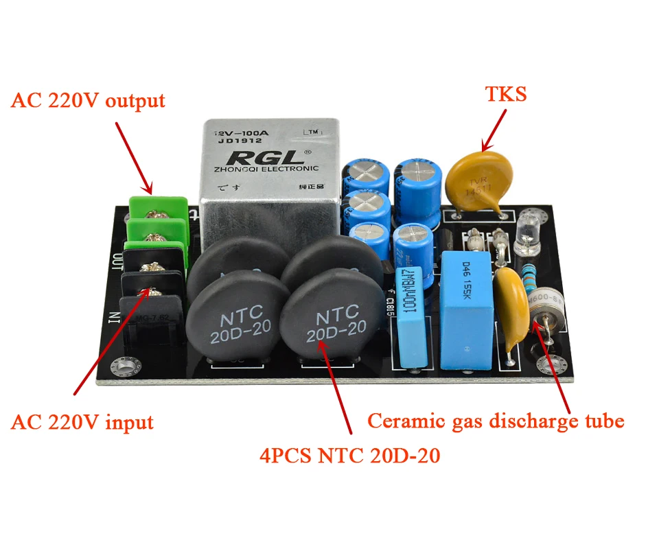 3 channel amplifier AIYIMA 2000W Power Supply Soft Starting Board High Power For 1969 Amplifier Speaker DIY 100A Relay Thunder Protection 110V 220V best stereo amplifier