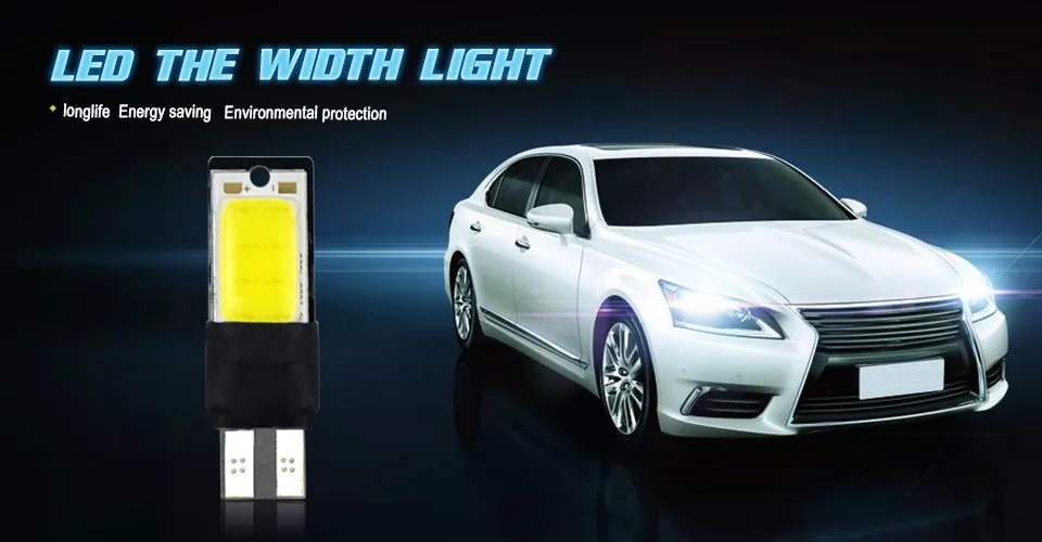 1 х Белый высокомощный CANBUS T 10 194 192 168 COB авто светодиодный светильник для внутреннего освещения, противотуманный парковочный светильник без ошибок
