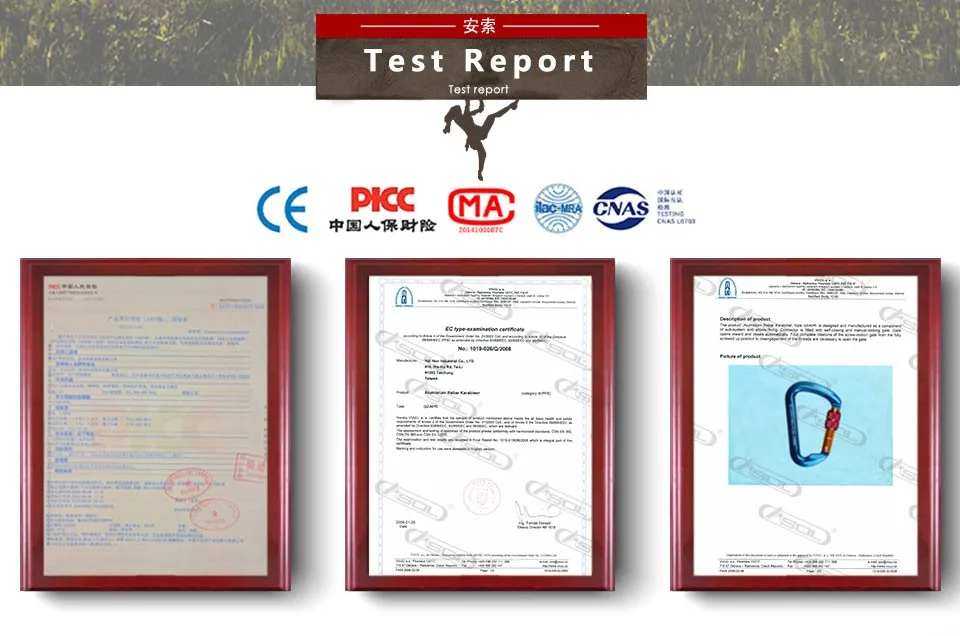 ASOL 24KN-30KN скалолазание d-образный карабин безопасности висячая Пряжка рок замок супер техник винтовой карабин