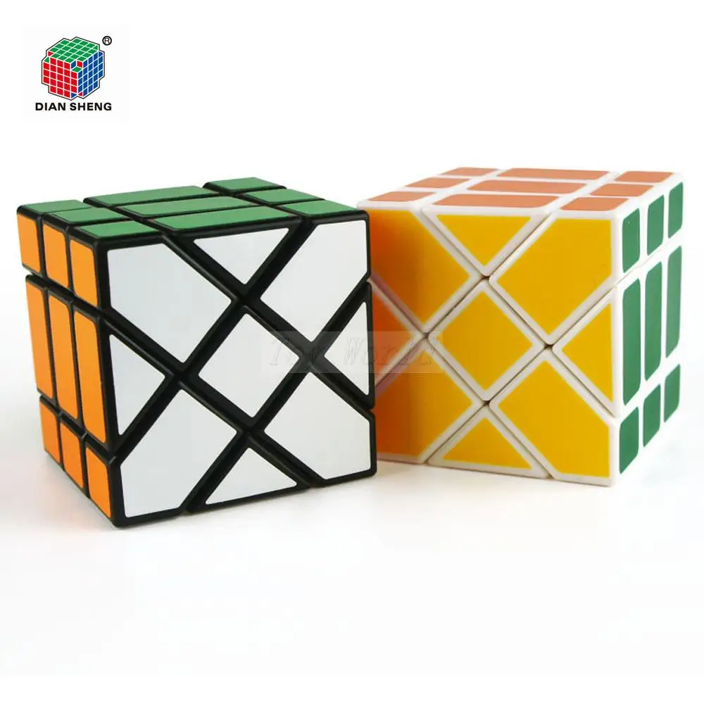 Mover Borde de tercer orden negro/blanco en forma de cubo puzzle juguetes inteligencia cubo mágico 3x3x3 cubiks juguetes educativos