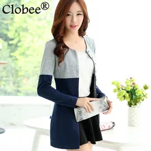 Женский кардиган на весну и осень, Официальный вязаный свитер, длинные свитера для молодых девушек, 5311 размера плюс M-4XL, SD68