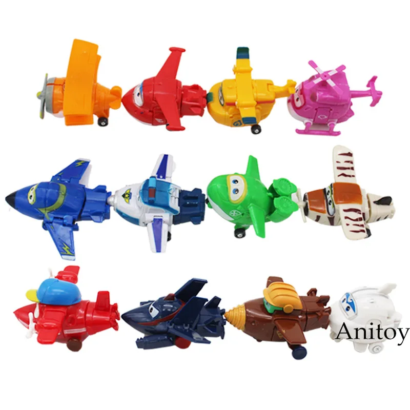 

Superwings Super Wings Planes Action Figure Jett Donnie Dizzy Jarome Paul Grand Albert Bello Mira Astra Roy Todd 12pcs/set 5-6cm