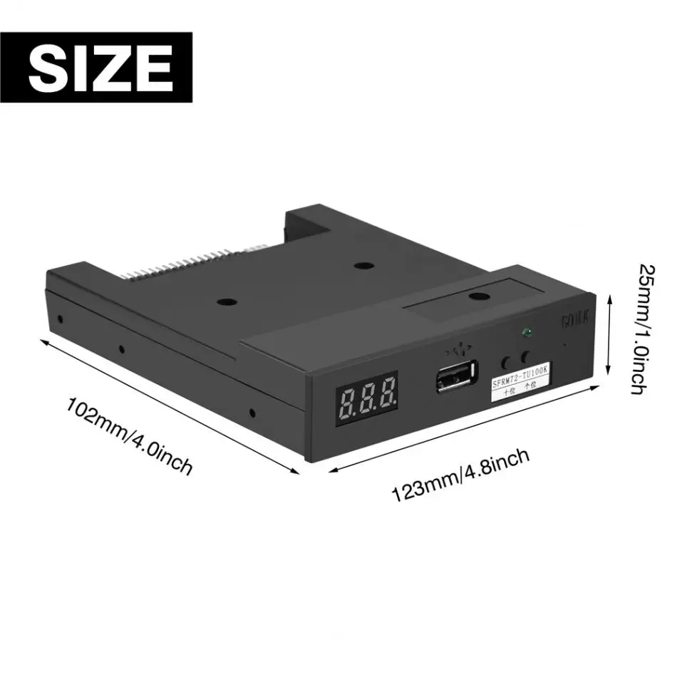 SFRM72-TU100K 3,5 дюймов USB 720KB usb-эмулятор флоппи-дисковода для управления промышленным оборудованием для Промышленное оборудование управления