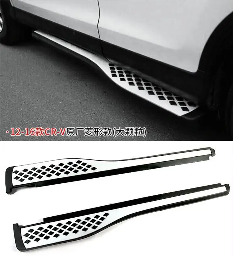 

Car Aluminum Alloy Running Board Side Step Nerf Bar Pedal For honda cr-v crv 2012 2013 2014 2015 2016 by Fedex
