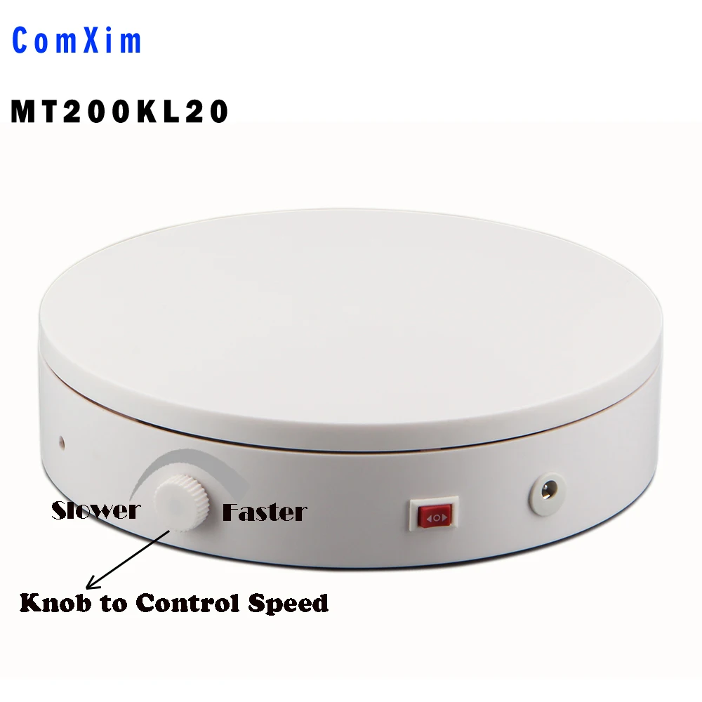 200KL20F 360 Product intelligent Turntable for Photography , making video Jewelry OR Product Display with heavy load US Plug intelligent electric turntable for 360 photography speed