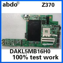 Abdo DAKL5MB16H0 материнская плата для Lenovo Z370 ноутбук материнская плата PGA989 HM65 GT410M DDR3 тесты работы