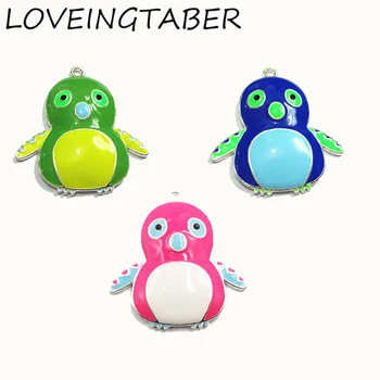 

(Choose Design First) 41mm*40mm 10pcs/lot Enamel Hatchimal Pendants