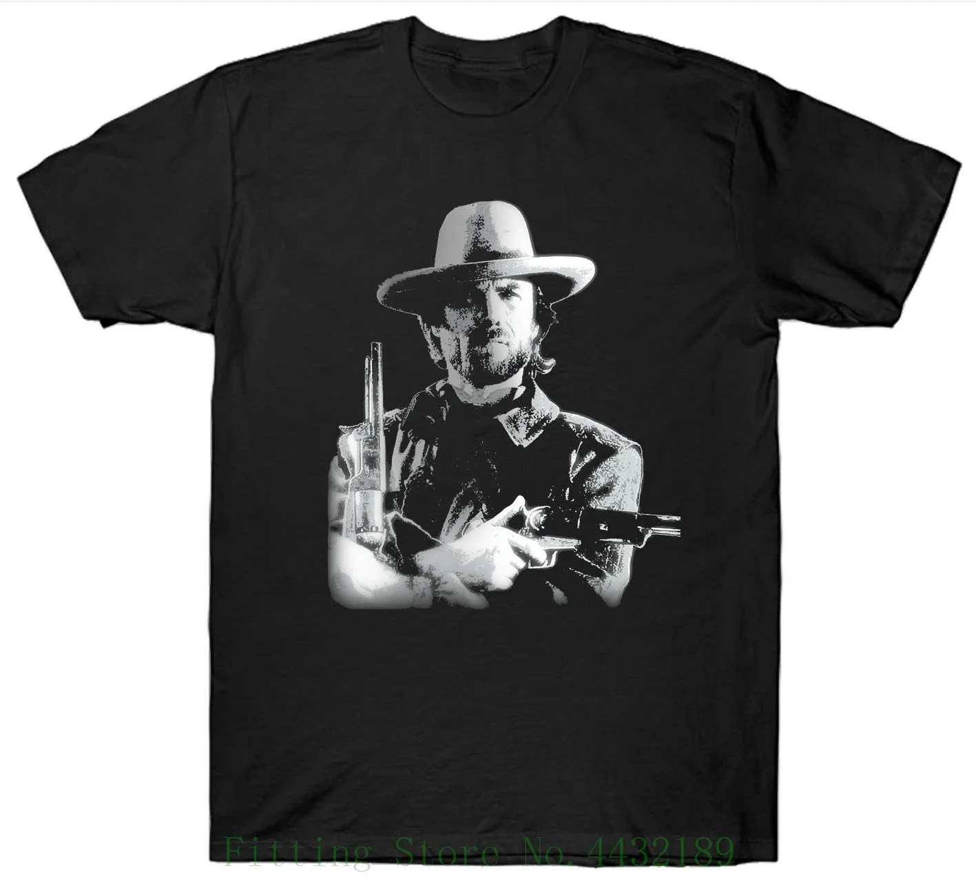 Clint Eastwood T Shirt Cowboy Wild West Film Movie Vintage Retro ...