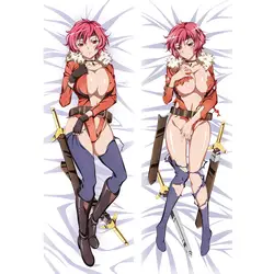 Ольга дискордия японский наволочка Kedakaki Seijo wa Hakudaku ni Somaru пользовательские Dakimakura hug наволочка Black beast