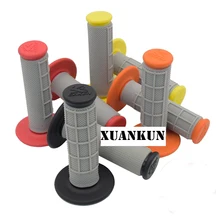 XUANKUN двухцветные ручные наборы внедорожных модифицированные части мотоцикла большие частицы насадка для ручки Нескользящая износостойкая ручка