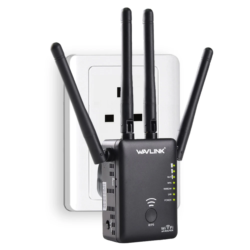 Prix pour Wavlink AC1200 WIFI Répéteur/Routeur/point D'accès Sans Fil Range Extender wifi signal amplificateur avec Antennes Externes-Noir Prix pour Wavlink AC1200 WIFI Répéteur/Routeur/point D'accès Sans Fil Range Extender wifi signal amplificateur avec Antennes Externes-Noir
