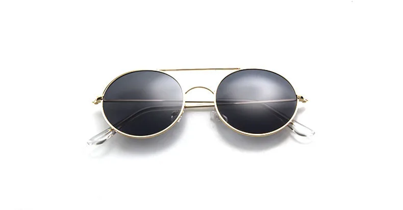 Новые женские ретро круглые мужские солнцезащитные очки Брендовые дизайнерские красные желтые солнцезащитные оправа для очков очки с зеркальными линзами женские оттенки