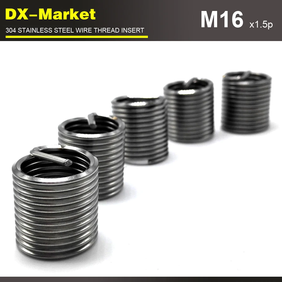 m16*2.5D *1.5P , 30pcs , fine thread , 304 stainless steel bolt thread