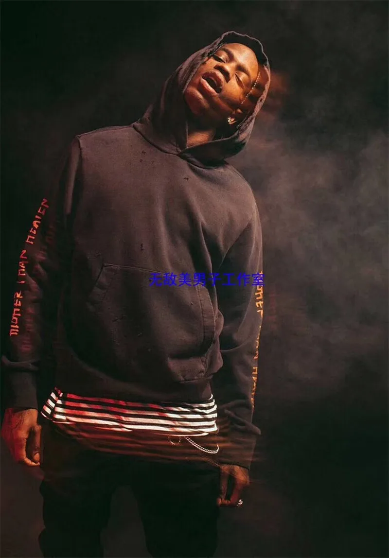 19ss ksupi Flaming Dollar Astroworld Трэвиса Скотта женские и мужские толстовки черные свитшоты