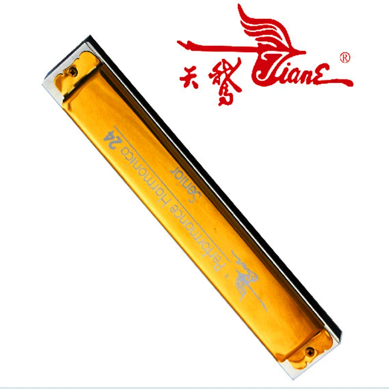 

Swan 24 Holes Harmonica Tremolo Key of C Mouth Ogan Instrument Professional Playing Folk Harmonica Armonica 24 Hole Harmonica