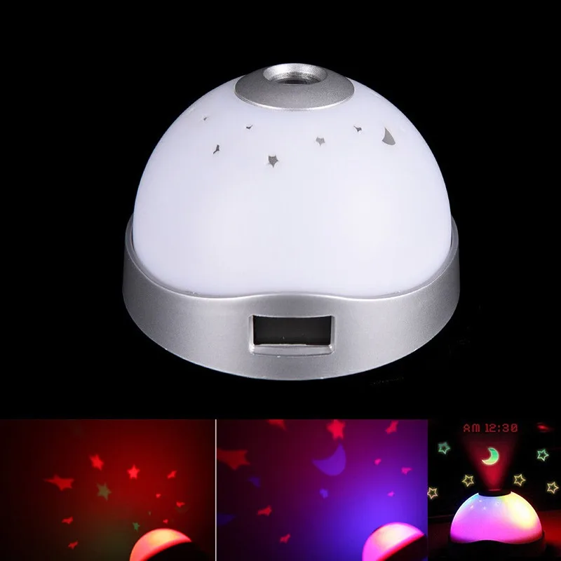 

Star Sky Night Light Projection Lamp led Baby Light Time Display 10s Children bedroom Table Lamp