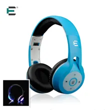 Promo offer ET Brand BT0036 LED Glowing Luminous Headphone Bluetooth 4.2 Wireless Stereo Headsets earbuds with Mic for iPhone Samsung