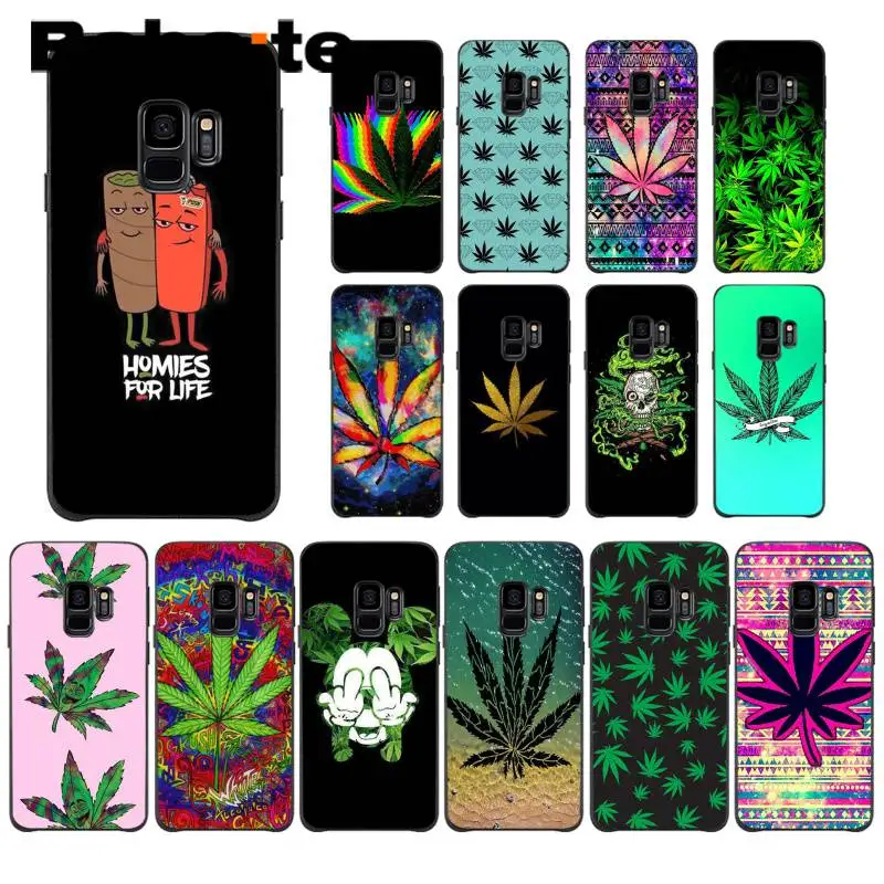 

Babaite Abstractionism Art high weed Soft Silicone Black Phone Case for Samsung Galaxy S7edge S6 edge plus S5 S8 S7 S9 Plus case