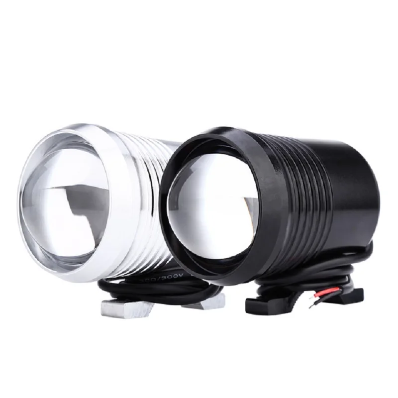 

2pcs LED Motorcycle Headlight Waterproof Spot Headlight Motorbike Fog Lamp Bulb U2 1200LM 30W with Swith