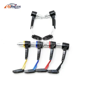 

Red Motorbike Universal CNC22mm Handlebar Protector Brake Clutch For yamaha fz1 fazer fz6r fz8 xj6 fz6 mt-09 honda cbr CBR600RR