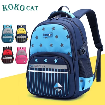 

KOKOCAT NEW Children School Backpack Fashion School Bags for Boys/girls Orthopedics Backpack Kids School Bag