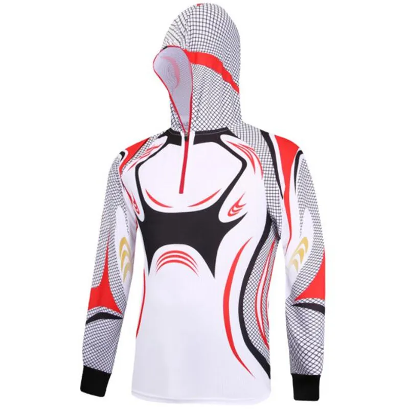 New Outdoor sport mens fishing clothes breathable quick dry Anti UV 40+ Anti-mosquit long sleeve hooded women fishing Shirts