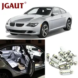 JGAUT для BMW 6 серии E63 E64 2004-2010 10 шт. Ошибок Белый красные, синие автомобиля светодио дный лампы Интерьер посылка комплект номерных знаков свет