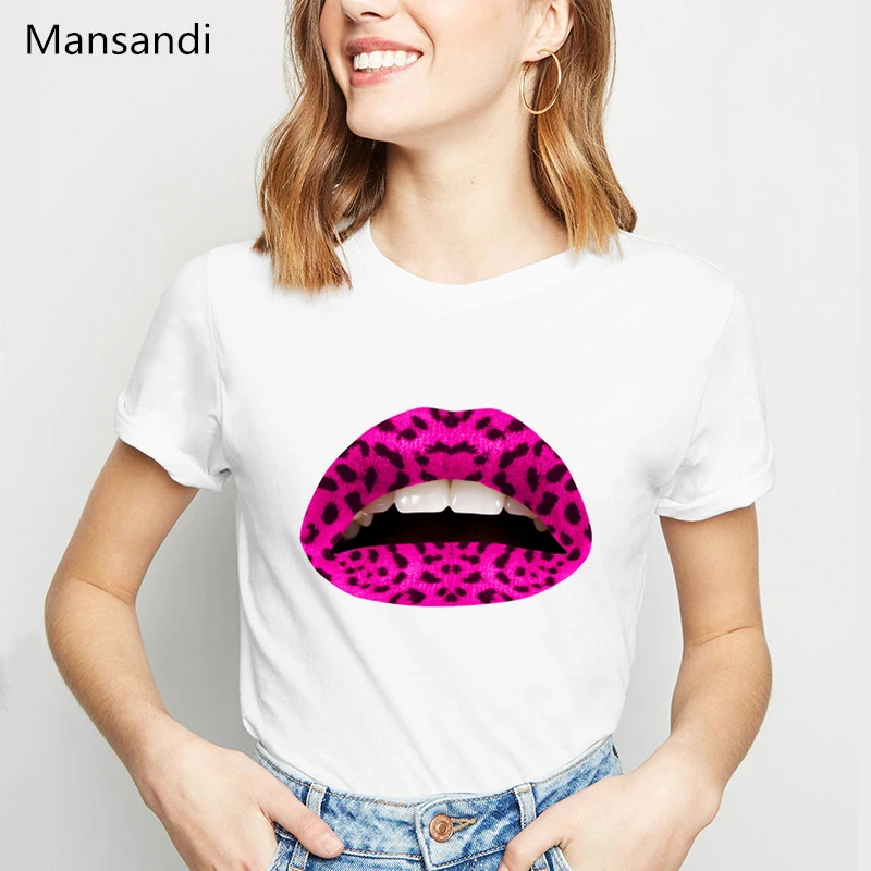 

vogue Lipstick makeup t shirt women Pink Gay Love Lesbian lips t-shirt femme harajuku shirt summer tops tshirt female streetwear