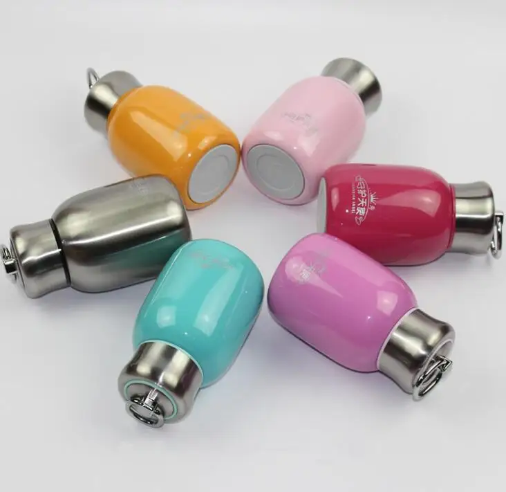 50PCS 280ML Mini Cute Coffee Vacuum Flasks Thermos Stainless Steel Travel Drink Water Bottle Thermoses Cups and Mugs