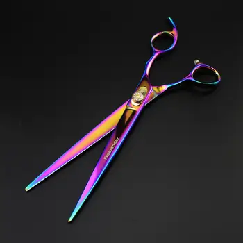 

8.0inchs Freelander rainbow color pet scissors sets