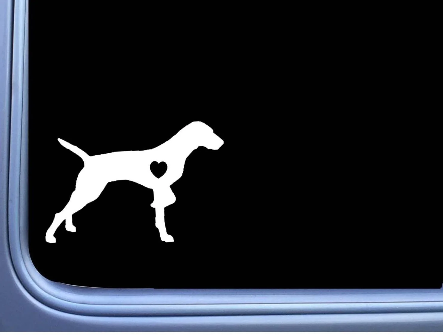 

For Vizsla Lil Heart M324 6 inch Sticker Decal dog pointer bird hunting