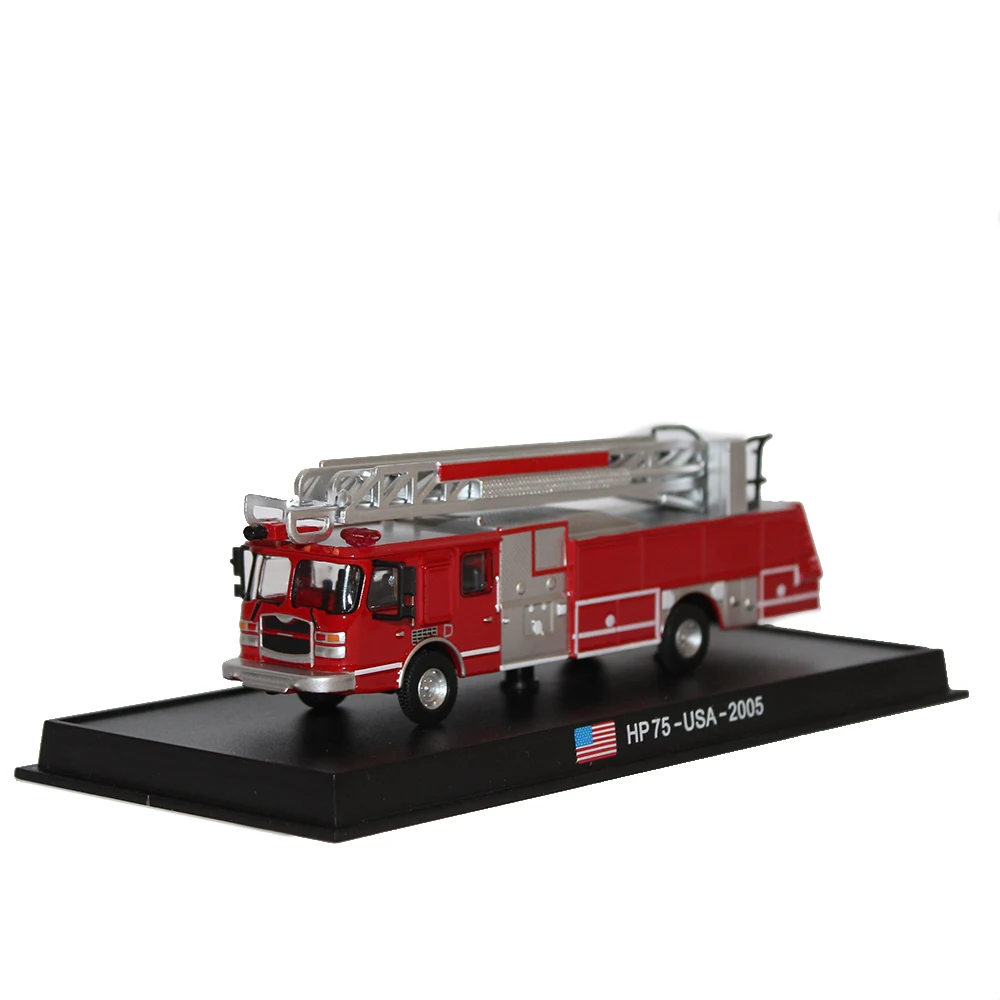 

High similar Die cast 1/87 Scale Manual Assembly Zinc Alloy HP75-USA-2005 Diecast Fire Engine Truck Models Toys