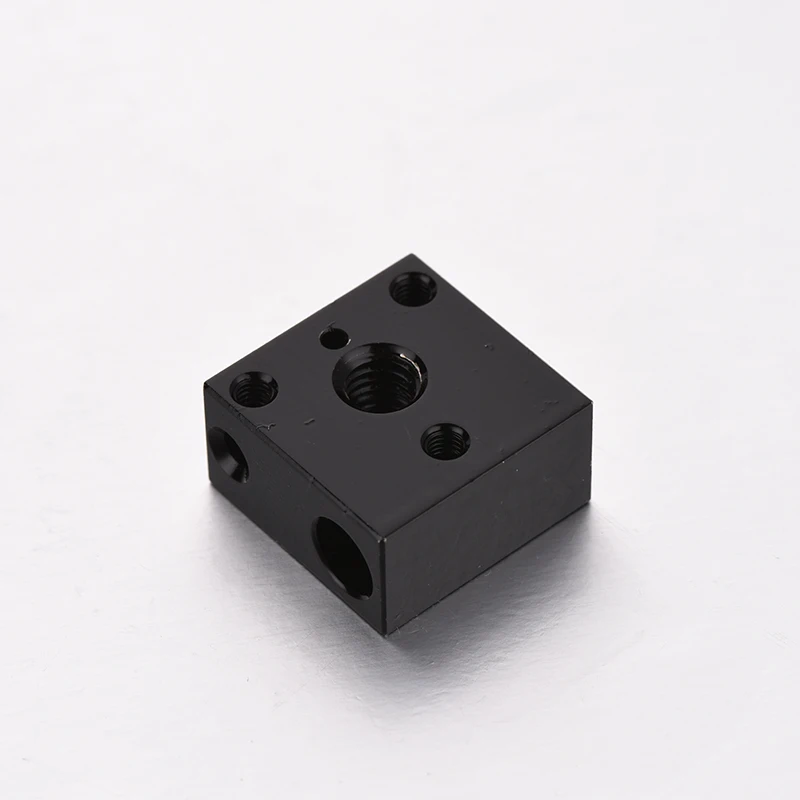 Черный алюминиевый тепловой блок Createbot 3D принтер MK8/MK10 экструдер HotEnd 3d запчасти нагреватель нагревательный