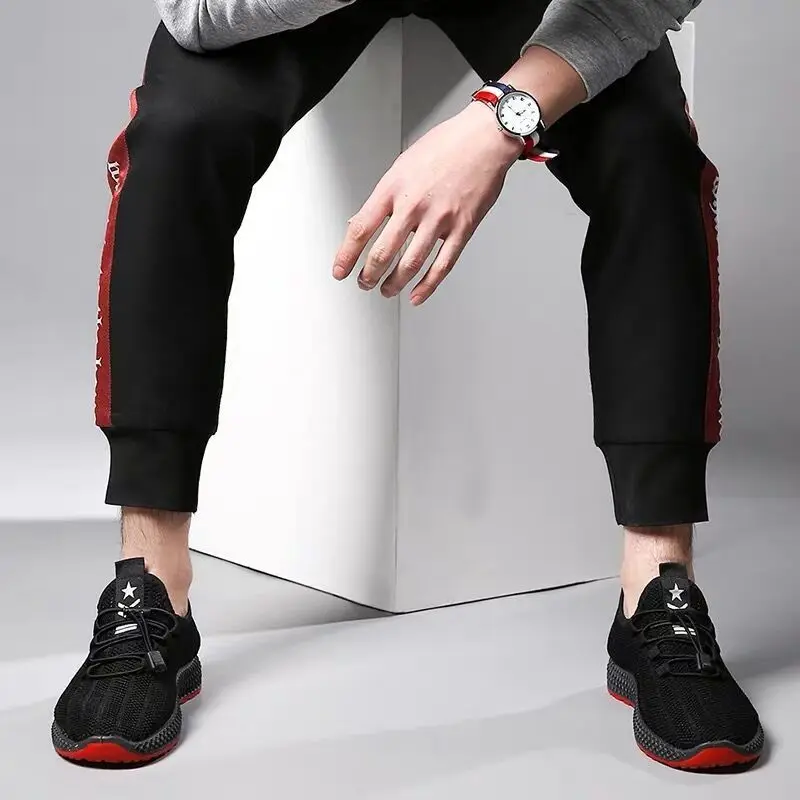 Men's Breathable Work Safety Mens Sports Platform Shoes Casual For Male Men Outdoor Sneakers Zapatos De Hombre Loafers Trainers Men's Breathable Work Safety Mens Sports Platform Shoes Casual For Male Men Outdoor Sneakers Zapatos De Hombre Loafers Trainers