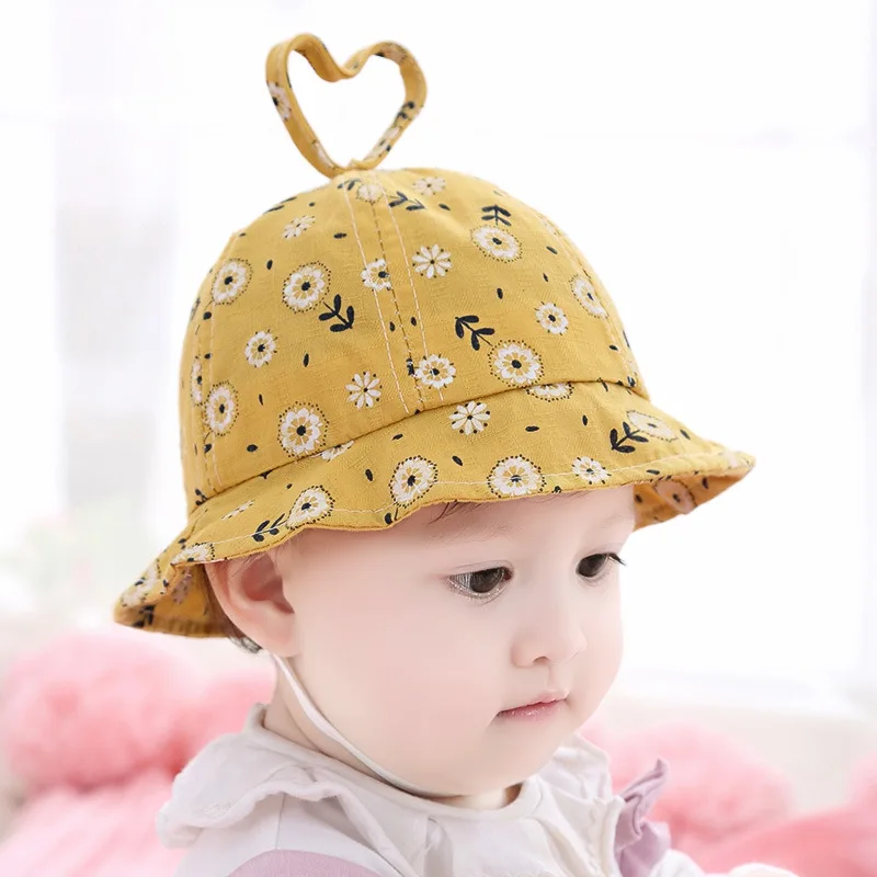Baby Sun Hat Summer Bucket Wide Brim Floppy Bush Hats Boys Girls Toddler 0-4 Yrs