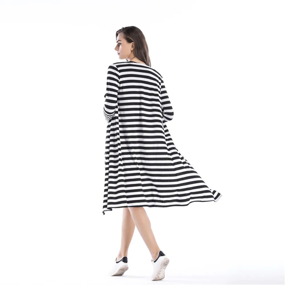 2018 autumn women's slim slimming cardigan long-sleeved jacket female long section