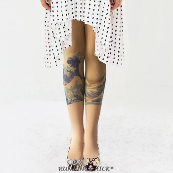 

Surf printing pantyhose