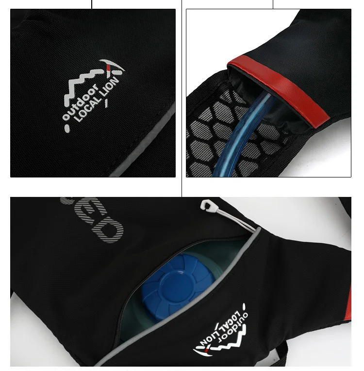 Sale Professional Cycling Backpack  MTB Road Bike Bag Sports with Water Bags for Cycling Hiking Climbing Running Hydration Backpack 12